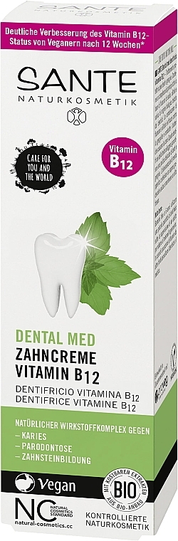Зубная паста - Sante Dental Med Toothpaste Vitamin B12 — фото N2