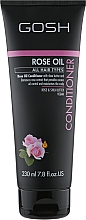 Кондиціонер для волосся з трояндовою олією - Gosh Rose Oil Conditioner — фото N1