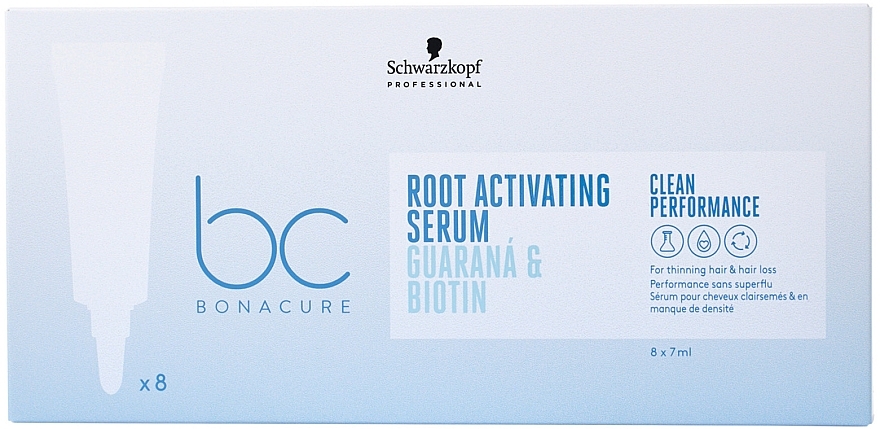 Сыворотка для активации роста волос с гуараной и биотином - Schwarzkopf Professional Bonacure Scalp Root Activating Serum — фото N2