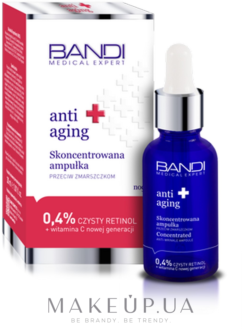 Концентрована ампула для обличчя від зморщок - Bandi Medical Expert Anti Aging Concetrated Ampoule — фото 30ml