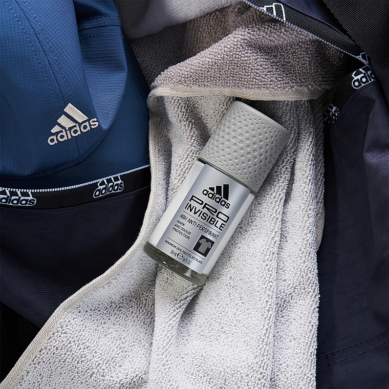 Дезодорант-антиперспирант шариковый для мужчин - Adidas Pro Invisible Antiperspirant Roll-on For Men — фото N3