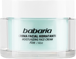 Зволожувальний крем для обличчя з алое вера - Babaria Aloe Vera 24-Hour Moisturising Face Cream — фото N1