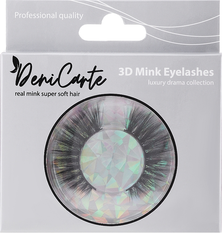 Ресницы накладные, норковые - Deni Carte Fake Eyelashes Mink Lashes WH-07 — фото N1