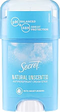 Кремовий дезодорант-антиперспірант "Натурель" - Secret Key Antiperspirant Cream Stick Natural — фото N3
