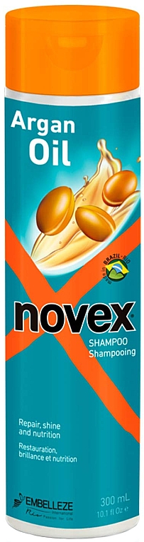 Шампунь для волосся - Novex Argan Oil Shine and Repair Shampoo — фото N1