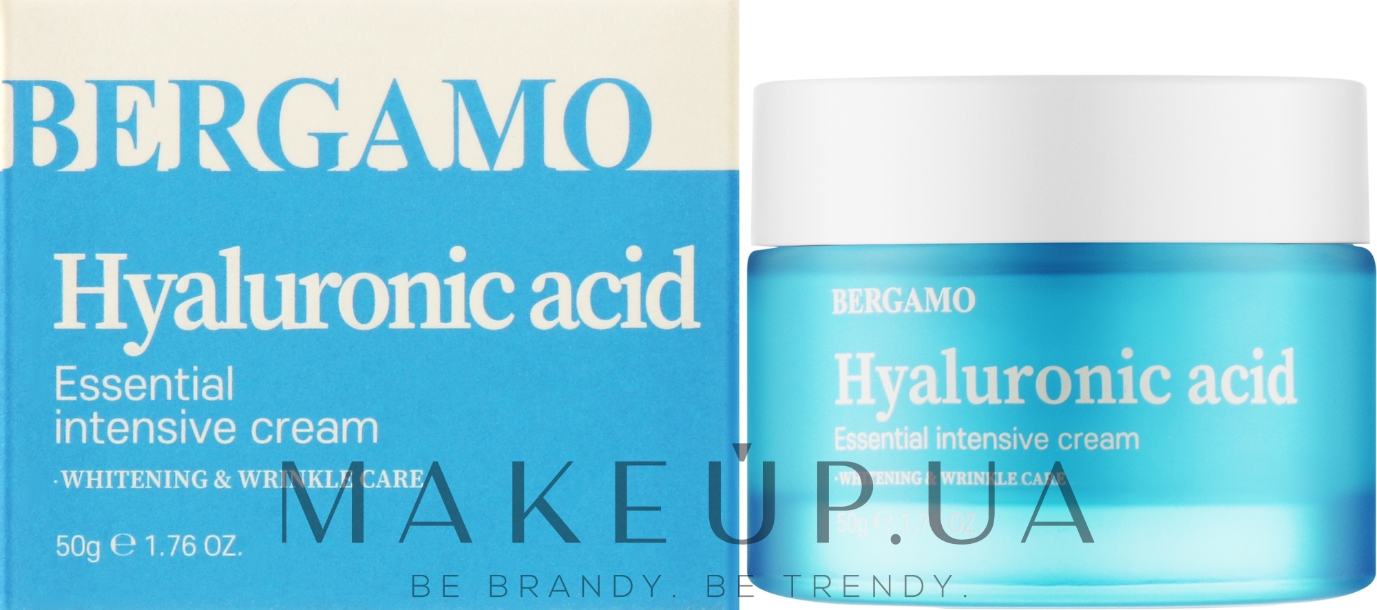 Крем для обличчя з гіалуроновою кислотою - Bergamo Hyaluronic Acid Essential Intensive Cream — фото 50g