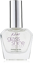 ПОДАРОК! Фиксатор лака с эффектом блеска - Kiss Glass Shine — фото N1