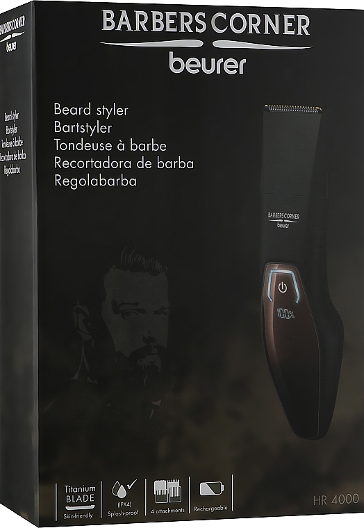 Тример для бороди, HR 4000 - Beurer — фото N3