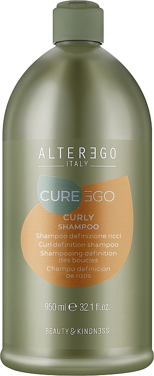 Шампунь для вьющихся или волнистых волос - Alter Ego Italy Cureego Curly Shampoo — фото N3