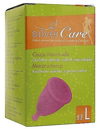 Гігієнічна менструальна чаша, розмір L - Silver Care