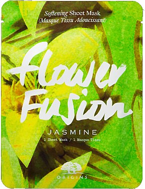 Пом'якшувальна тканинна маска для обличчя з жасмином - Origins Flower Fusion Jasmine Softening Sheet Mask — фото N1