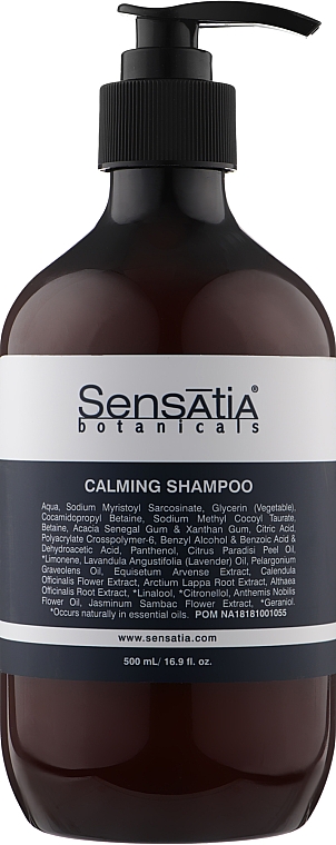 Шампунь для волосся "Спокій" - Sensatia Botanicals Calming Shampoo — фото N1