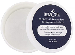 Подушечки для снятия лака с ногтей - Herome Caring Nail Polish Remover — фото N1