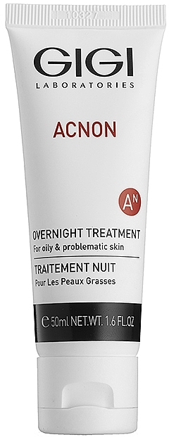 Ночной крем для жирной и проблемной кожи - Gigi Acnon Overnight Treatment — фото N1