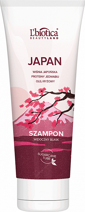 Шампунь для волосся "Японська вишня" - L'biotica Beauty Land Japan Hair Shampoo — фото N1
