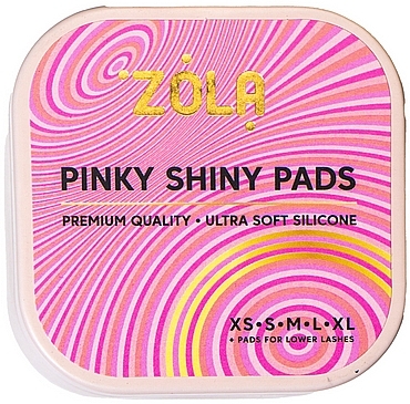 Валики для ламинирования ресниц и бровей, XS, S, M, L, XL - Zola Pinky Shiny Pads — фото N1