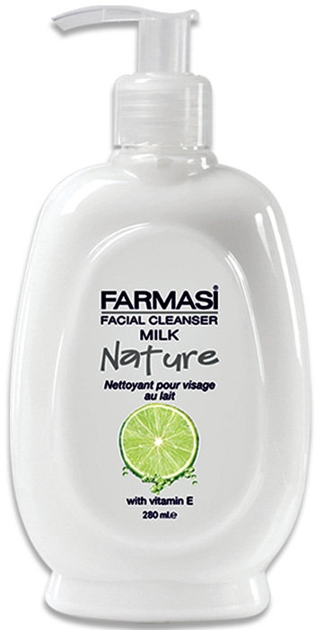 Молочко для снятия макияжа "Лимон" - Farmasi Facial Cleanser Milk Nature Lemon