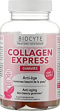 Biocyte коллаген: Здоровье и молодость кожи, уменьшение морщин (в форме конфет) - Biocyte Collagen Express Gummies (pot) — фото N1