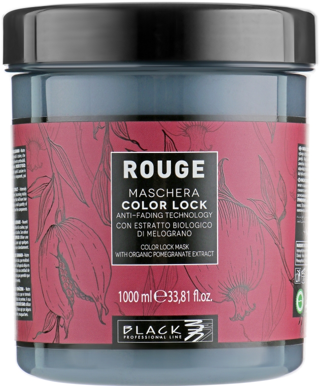 Маска для захисту кольору волосся - Black Professional Rouge Color Lock Mask — фото N3