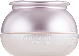 Антивіковий відновлювальний крем для обличчя - Bergamo Pure Snail Wrinkle Care Cream — фото N2