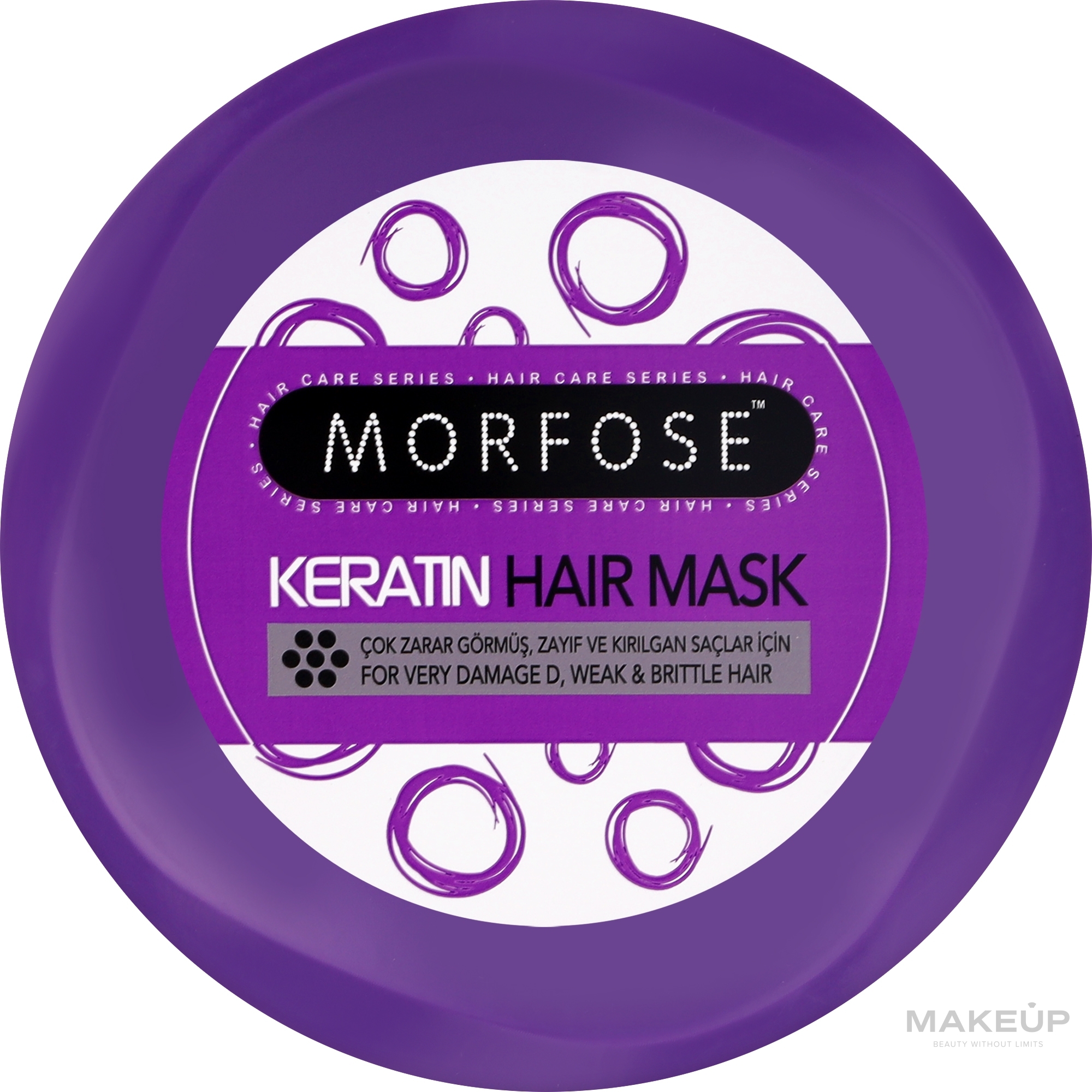 Маска для волос - Morfose Buble Keratin Hair Mask — фото 250ml