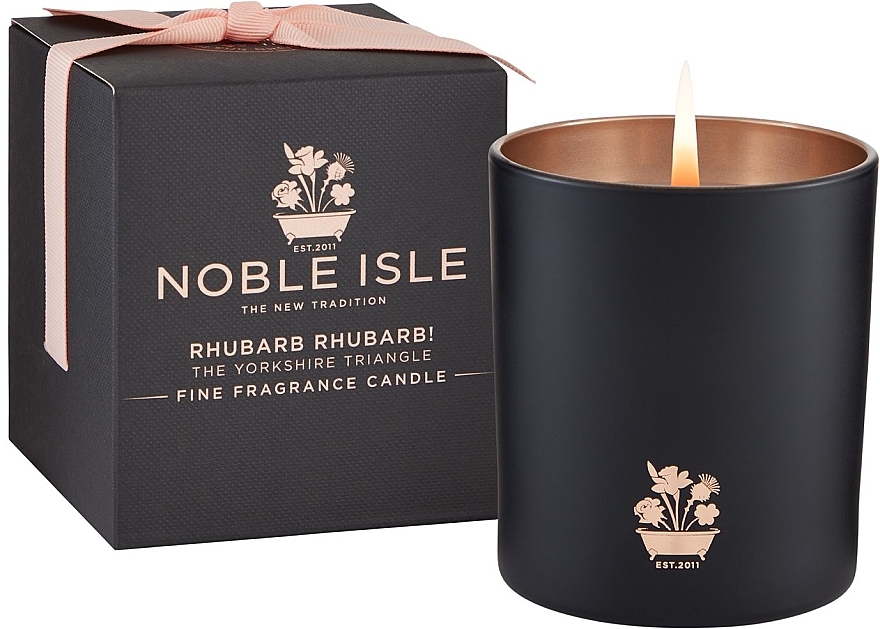 Noble Isle Rhubarb Rhubarb - Ароматична свічка — фото N1