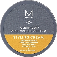 Полуматирующий крем для укладки средней фиксации - Paul Mitchell Mitch Clean Cut Styling Cream — фото N1