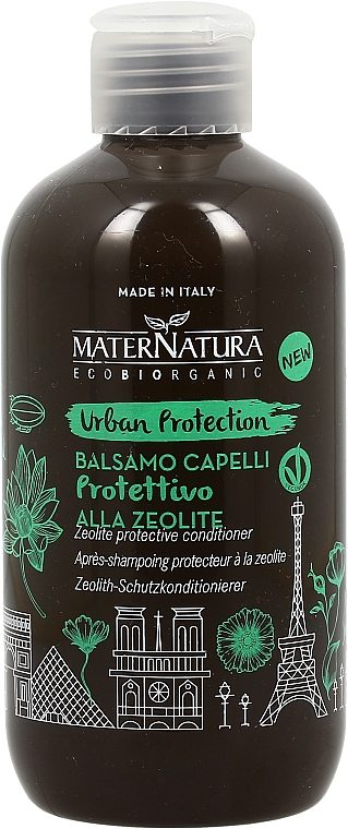 Захисний кондиціонер для волосся з цеолітом - MaterNatura Conditioner — фото N1