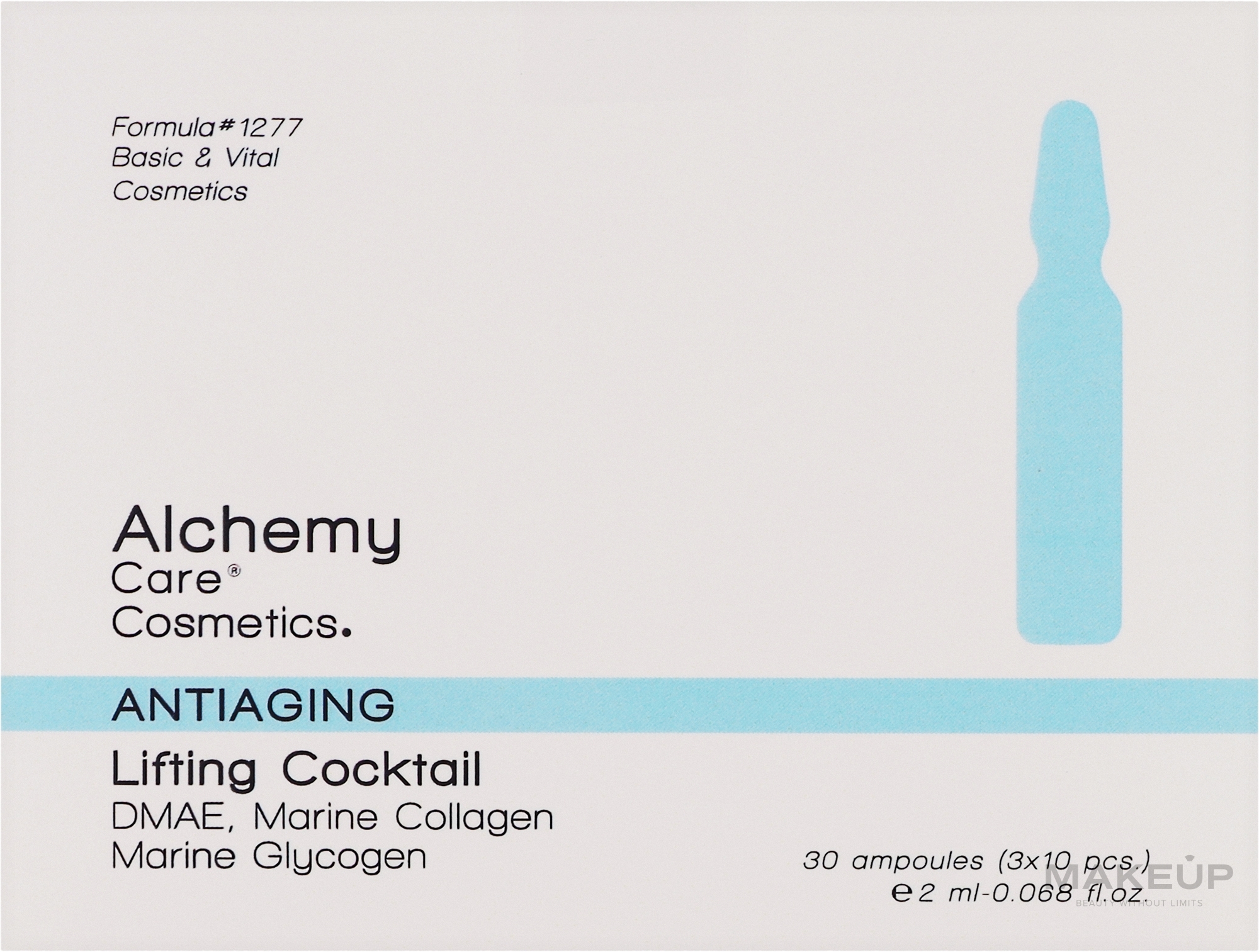 Ампулы для интенсивного питания кожи - Alchemy Antiaging Care Lifting Cocktail — фото 30x1.5ml