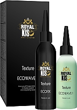 Парфумерія, косметика УЦІНКА! Набір для завивання волосся - Kis Royal EcoWave 1 (hair/lot90ml + hair/lot90ml)*