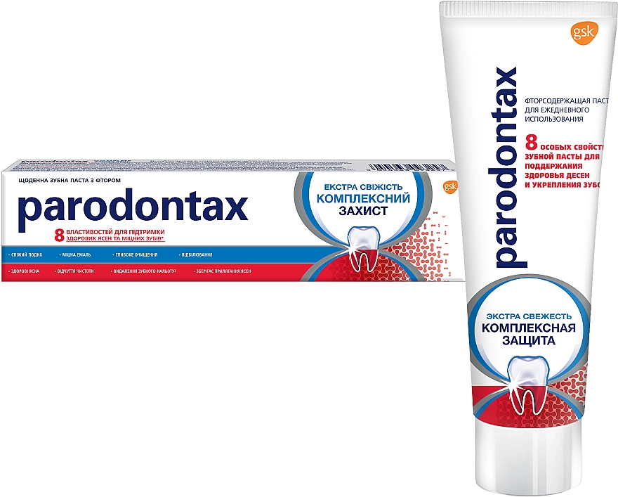 Зубная паста "Комплексная защита. Экстра свежесть" - Parodontax — фото N3