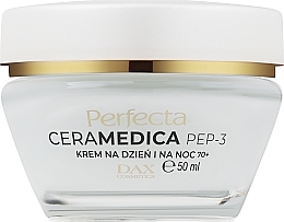 Духи, Парфюмерия, косметика Корректирующий крем от морщин на день и ночь 70+ - Perfecta Ceramedica Pep-3 Face Cream 70+