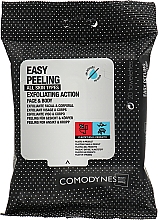 Серветки для пілінгу обличчя й тіла - Comodynes Easy Peeling Exfoliating Action Face and Body — фото N1