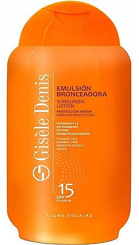 Сонцезахисний лосьйон SPF 15 - Gisele Denis Sunscreen Lotion SPF 15 — фото N1