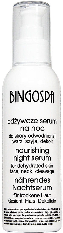 Живильна сироватка для зневодненої шкіри - BingoSpa Serum For Dry Skin — фото N1