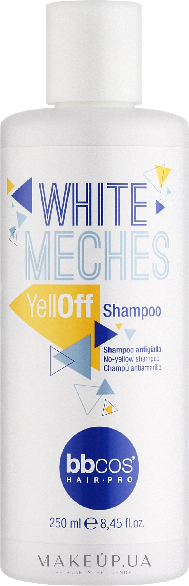 Шампунь для знебарвленого волосся - BBcos White Meches Highlighted Hair Shampoo — фото 250ml