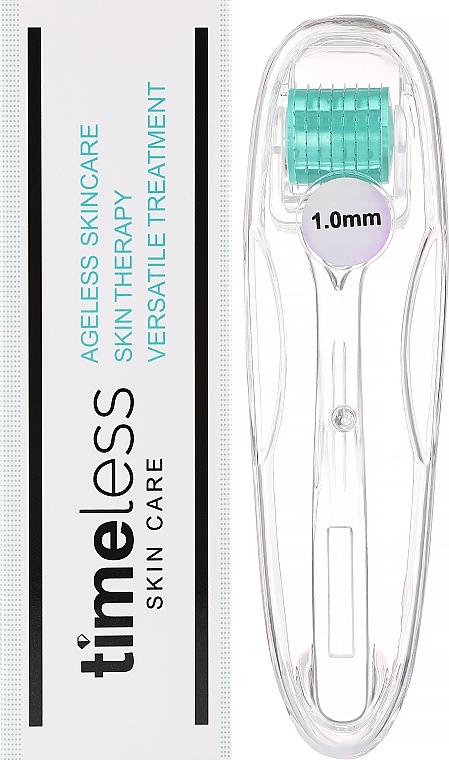 Мезоролер зі сталевими мікроголками, 1 мм - Timeless Skin Care 192 Micro Needle Dermaroller — фото N2