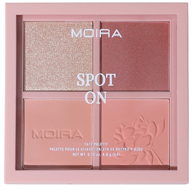 Палетка для макияжа лица - Moira Spot On Face Palette — фото N1