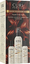 Духи, Парфюмерия, косметика Набор - Ecru New York Curl Perfect Curl Frizz Fighters Kit (shm/60ml + cond/60ml + mist/175ml)