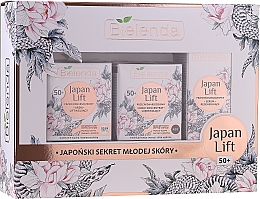 Духи, Парфюмерия, косметика Набор - Bielenda Japan Lift 50+ (cr/50ml + cr/50ml + serum/30ml)