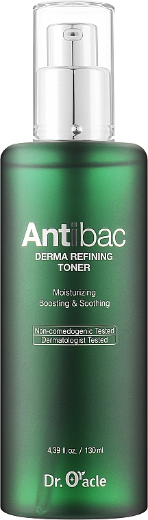 Тонер для лица антибактериальный - Dr. Oracle Antibac Derma Refining Toner — фото N1