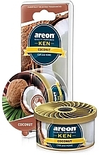 Ароматизатор повітря в блістері "Кокос" - Areon Gel Ken Blister Coconut — фото N1