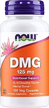Аминокислота "Диметилглицин", 125 мг - Now Foods DMG  — фото N1