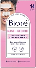 Духи, Парфюмерия, косметика Очищающие полоски для лица - Biore Kombi Clear-Up Strips