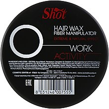 Парфумерія, косметика Віск-маніпулятор з екстримальним і натуральним ефектом - Shot Work Activity Wax-Manipulator