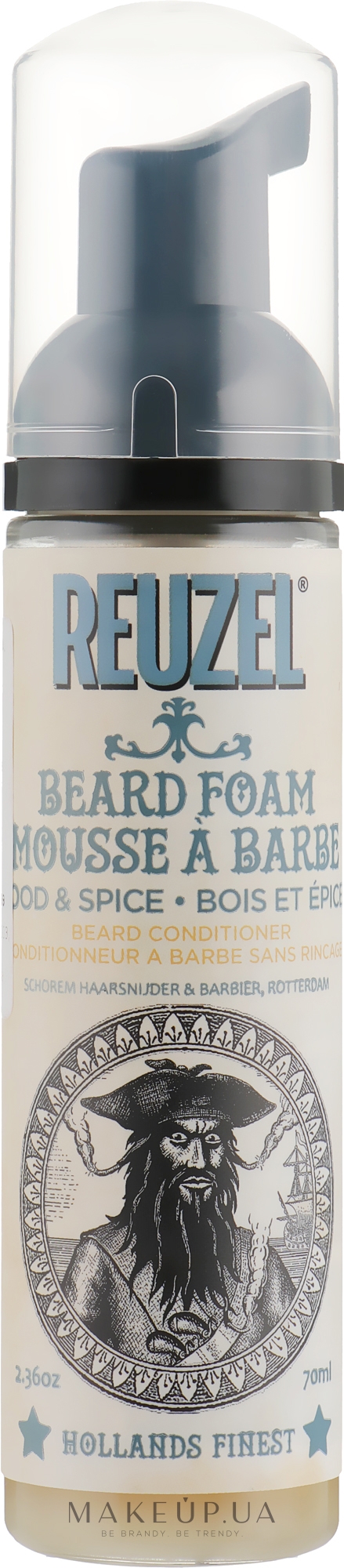 Пена-кондиционер для бороды "Дерево и специи" - Reuzel Beard Foam Wood And Spice  — фото 70ml