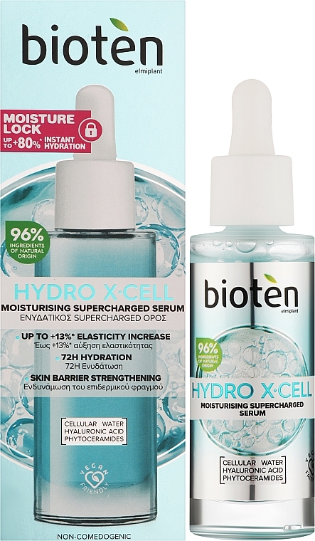 Сыворотка для лица - Bioten Hydro X-Cell Moisturising Super Charged Serum — фото N2