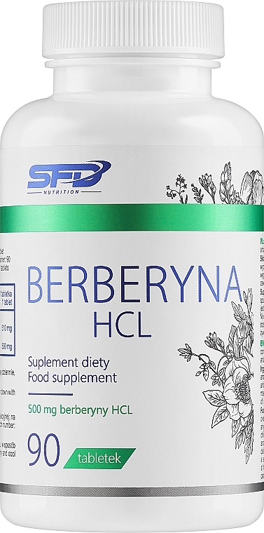 Пищевая добавка "Берберин гидрохлорид" - SFD Nutrition Berberyna HCL — фото N1