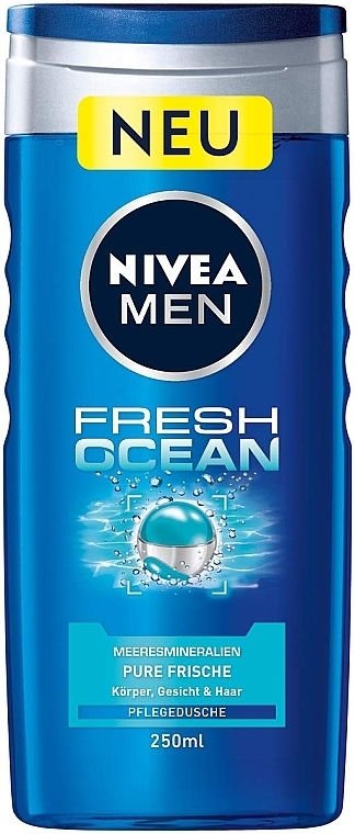 Гель для душа "Свежесть океана" - NIVEA MEN Fresh Ocean  — фото N1