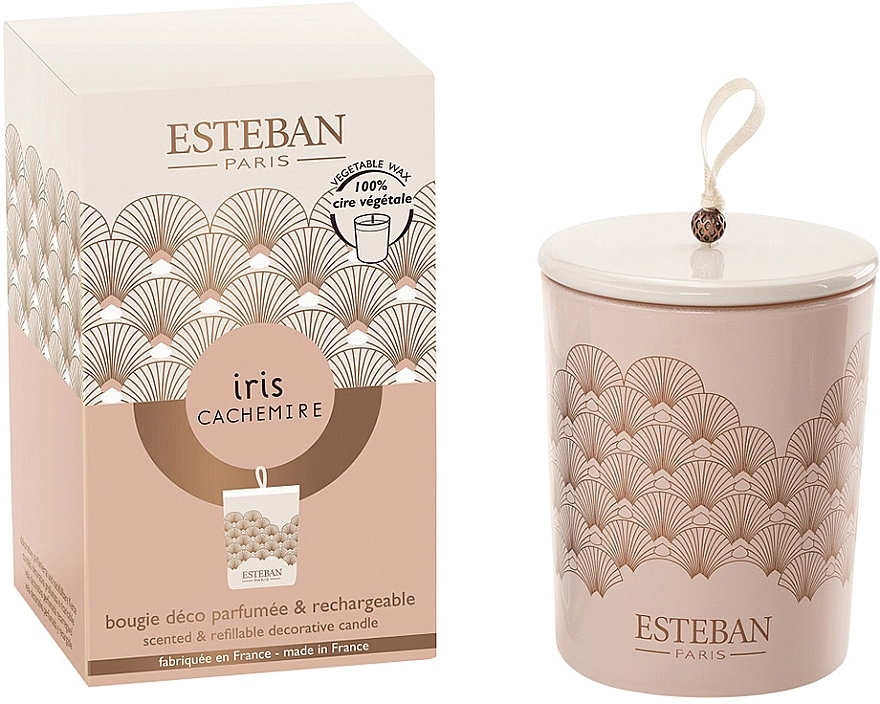 Esteban Iris Cachemire - Парфюмированная декоративная свеча — фото N1